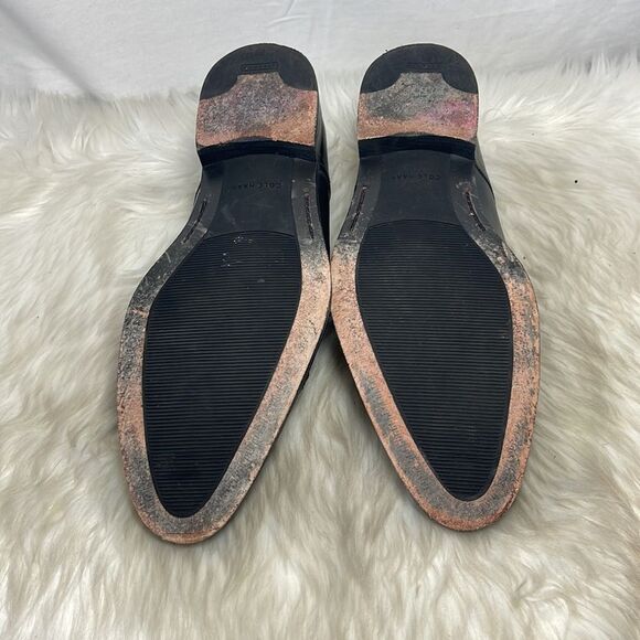 Lace Up Cole Haan Black Leather Cap Toe Oxfords Sz 13 - Picture 6 of 6